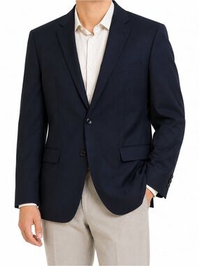 Alfani Regular Fit Navy 2 Button Blazer Sport Coat Men’s 48R